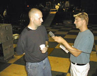 Bob Mould Getting Interviewed in Minneapolis