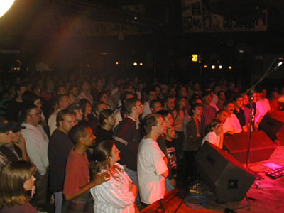 Crowd at Toads